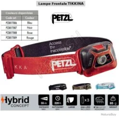 Lampe Frontale TIKKINA PETZL Rouge