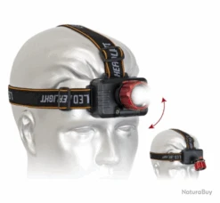 Lampe Frontale Rouge BARBARIC 12821071