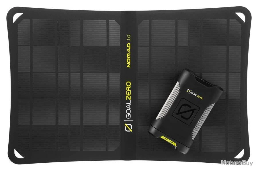 Pack Batterie Portative Venture 35 + Panneau Solaire Nomad 10 Goal Zero 3 Pack Batterie Portative Venture 35 + Panneau Solaire Nomad 10 Goal Zero