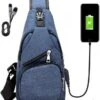 Sac à Dos Sacoche Homme Bandouliere Chargement USB Vélo Course Camping Pêche Randonnée Voyage Bleu 2 Sac à Dos Sacoche Homme Bandouliere Chargement USB Vélo Course Camping Pêche Randonnée Voyage Bleu -Nitecore Soldes 00001 Sac a Dos Sacoche Homme Bandouliere Chargement USB Velo Course Camping Peche Randonnee Voyage Bleu