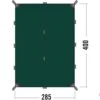 TARP 4 - TOILE POLYESTER TATONKA 285 X 400 Cm - VERT SAPIN -Nitecore Soldes 00001 TARP 4 TOILE POLYESTER TATONKA 285 x 400 cm VERT SAPIN