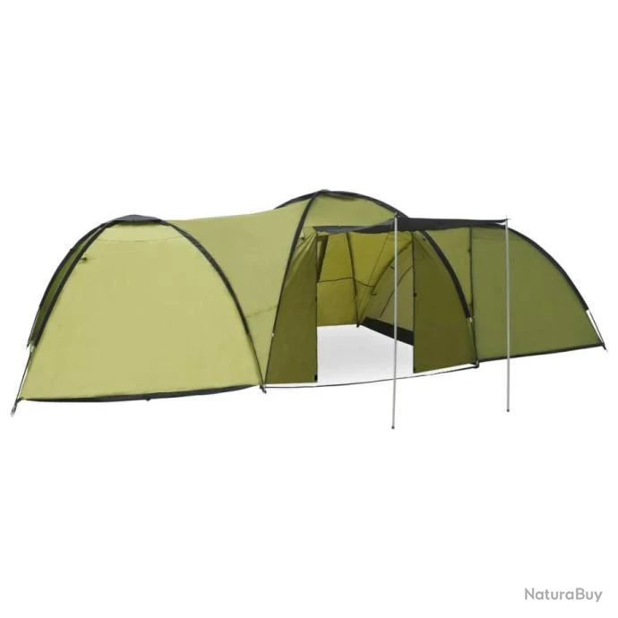 Tente 8 Personnes Camping Igloo De Camping 650x240x190 Cm 8 Personnes Vert 3 Tente 8 Personnes Camping Igloo De Camping 650x240x190 Cm 8 Personnes Vert