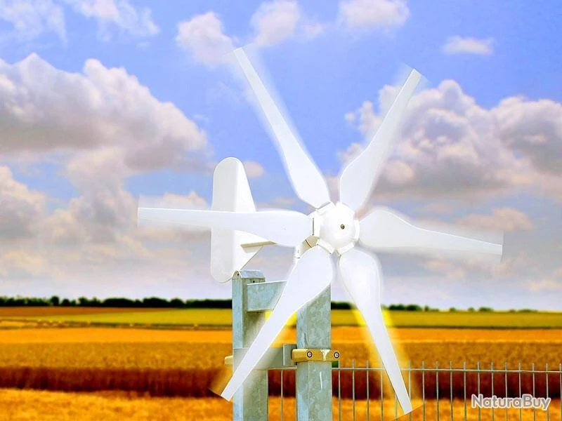 Générateur à Energie éolienne Pour Système 12 V / 300 W Eolienne Maison Electricite 6 Pales 4 Générateur à Energie éolienne Pour Système 12 V / 300 W Eolienne Maison Electricite 6 Pales – Image 2