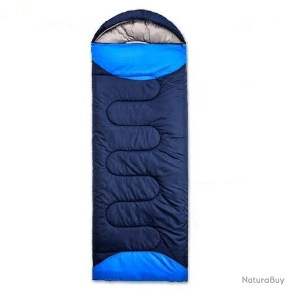 Sac De Couchage Duvet 0 Degrés 1800g Épais Compact 4 Saison Étanche Survie Camping Trekking Bleu 4 Sac De Couchage Duvet 0 Degrés 1800g Épais Compact 4 Saison Étanche Survie Camping Trekking Bleu – Image 2