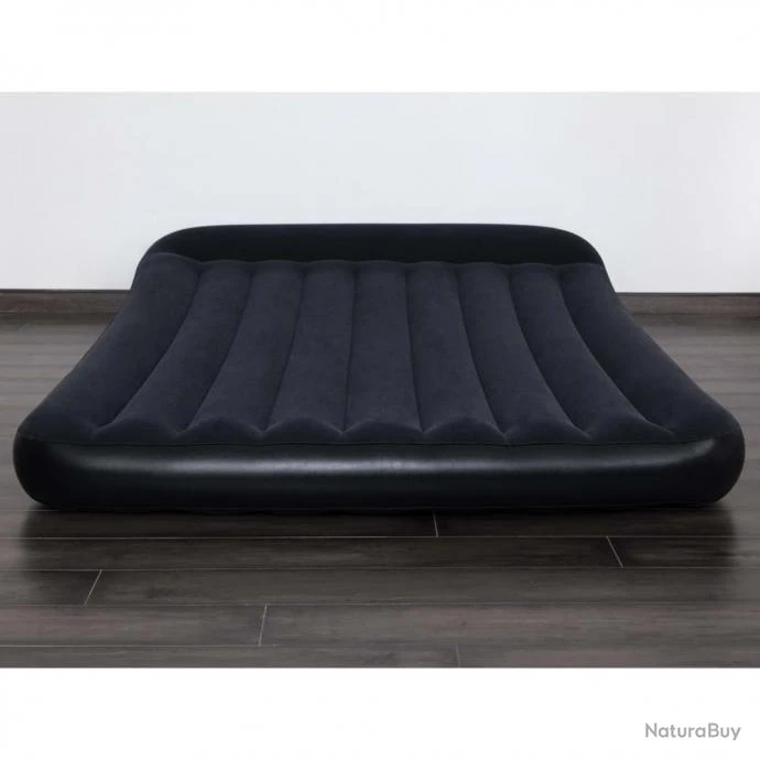 Lit Pneumatique Tritech 2 Personnes 203x152x30 Cm Noir 5 Lit Pneumatique Tritech 2 Personnes 203x152x30 Cm Noir – Image 3