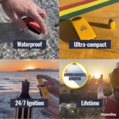 Briquet Solaire Bi-énergie Unique Allumage Instantané Waterproof Innovation Française Brevetée -Nitecore Soldes 00004 Briquet Solaire bi energie Unique Allumage Instantane Waterproof Innovation Francaise Brevetee