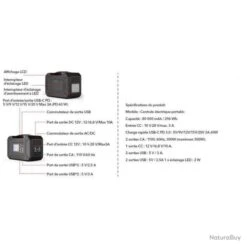 Générateur D'énergie Portable 80000 MAh 300W - Camping, Etc. - LIVRAISON GRATUITE 9 Générateur D'énergie Portable 80000 MAh 300W - Camping, Etc. - LIVRAISON GRATUITE -Nitecore Soldes 00004 Generateur d energie portable 80000 mAh 300W Camping etc. LIVRAISON GRATUITE