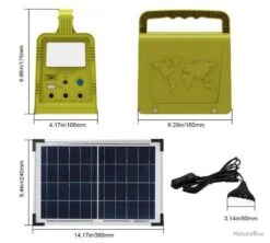 Kit Solaire Multifonctions - Panneau Solaire + Lampe LED - Transportable - LIVRAISON GRATUITE -Nitecore Soldes 00004 Kit solaire multifonctions Panneau solaire Lampe LED Transportable LIVRAISON GRATUITE