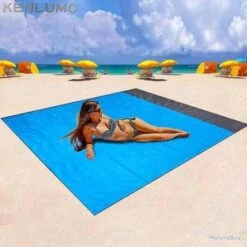 Tapis De Plage Couverture Pique-Nique Imperméable 200x210 Cm Anti Sable Pliable -Nitecore Soldes 00004 Tapis de Plage Couverture Pique Nique Impermeable 200x210 cm Anti Sable Pliable