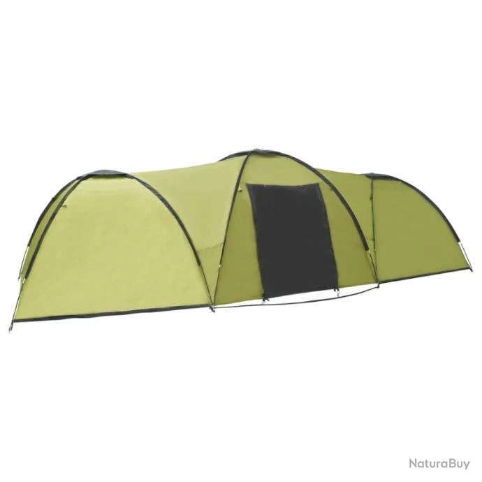 Tente 8 Personnes Camping Igloo De Camping 650x240x190 Cm 8 Personnes Vert 6 Tente 8 Personnes Camping Igloo De Camping 650x240x190 Cm 8 Personnes Vert – Image 4
