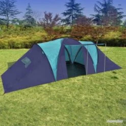Tente Pour 9 Personnes 590 X 400 X 185 Cm - Tente Familiale - LIVRAISON GRATUITE 9 Tente Pour 9 Personnes 590 X 400 X 185 Cm - Tente Familiale - LIVRAISON GRATUITE -Nitecore Soldes 00004 Tente pour 9 personnes 590 x 400 x 185 cm Tente familiale LIVRAISON GRATUITE