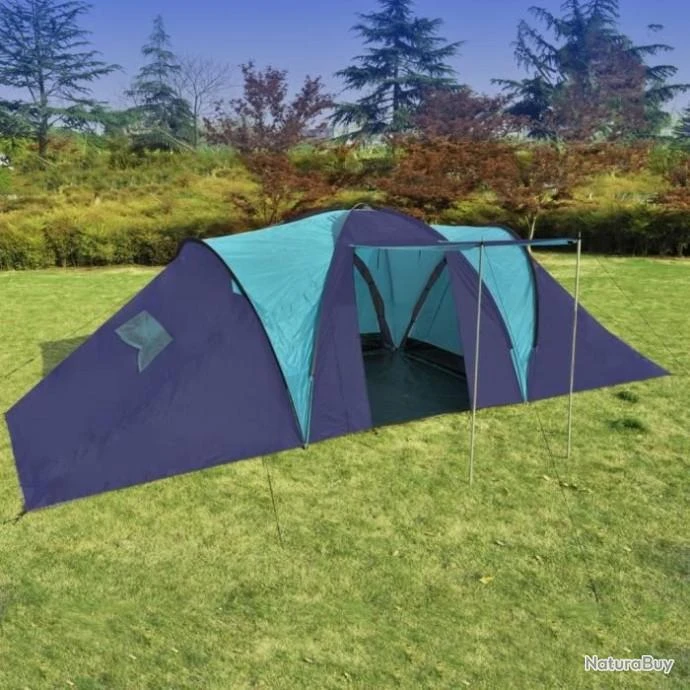 Tente Pour 9 Personnes 590 X 400 X 185 Cm - Tente Familiale - LIVRAISON GRATUITE 6 Tente Pour 9 Personnes 590 X 400 X 185 Cm - Tente Familiale - LIVRAISON GRATUITE – Image 4