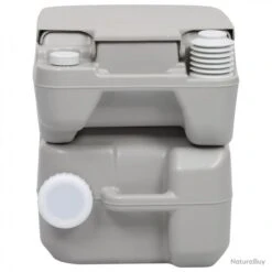 Toilette Portable De Camping Gris 20+10 L 30137 -Nitecore Soldes 00004 Toilette portable de camping Gris 20 10 L