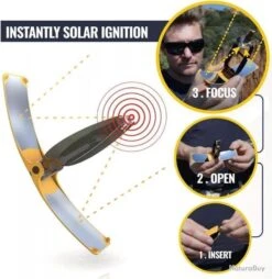 Briquet Solaire Bi-énergie Unique Allumage Instantané Waterproof Innovation Française Brevetée -Nitecore Soldes 00005 Briquet Solaire bi energie Unique Allumage Instantane Waterproof Innovation Francaise Brevetee