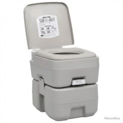 Toilette Portable De Camping Gris 20+10 L 30137 -Nitecore Soldes 00005 Toilette portable de camping Gris 20 10 L
