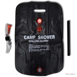 Douche Solaire D'extérieur De Camping 20 L 2 Pcs 7 Douche Solaire D'extérieur De Camping 20 L 2 Pcs -Nitecore Soldes 00006 Douche solaire d exterieur de camping 20 L 2 pcs