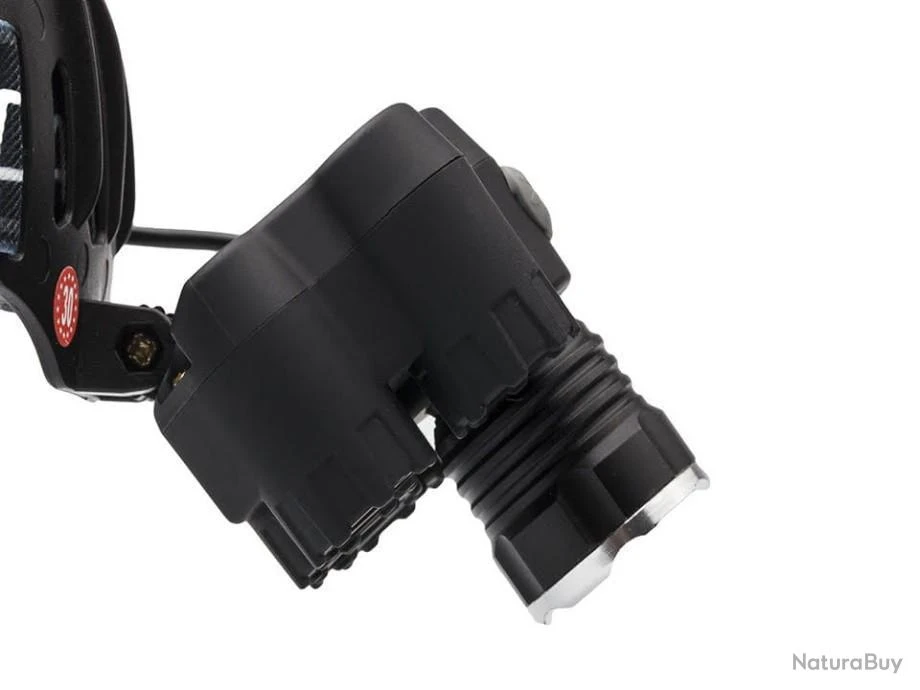 Lampe Frontale 9 Faisceaux LED + ZOOM + UV + Feu Arrière 8 Lampe Frontale 9 Faisceaux LED + ZOOM + UV + Feu Arrière – Image 6