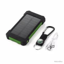 Power Bank Solaire 200000mAh Avec éclairage LED - Vert - Livraison Gratuite Et Rapide -Nitecore Soldes 00006 Power bank solaire 200000mAh avec eclairage LED Vert Livraison gratuite et rapide