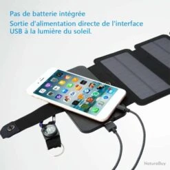 X4 Chargeur Panneau Solaire Extérieur Pliable USB Idéal Pour Le Camping, La Randonnée Et La Pêche -Nitecore Soldes 00006 x4 Chargeur Panneau Solaire Exterieur Pliable USB Ideal pour le Camping la Randonnee et la Peche