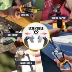 Briquet Solaire Bi-énergie Unique Allumage Instantané Waterproof Innovation Française Brevetée -Nitecore Soldes 00007 Briquet Solaire bi energie Unique Allumage Instantane Waterproof Innovation Francaise Brevetee