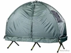 Tente Lit De Camp Surélevée Avec Sac De Couchage Et Matelas Camping Au SEC Package Tout En 1 -Nitecore Soldes 00007 Tente Lit de Camp Surelevee avec Sac de Couchage et Matelas Camping au SEC Package Tout en 1