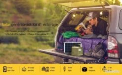Kit Solaire Multifonctions - Panneau Solaire + Lampe LED - Transportable - LIVRAISON GRATUITE -Nitecore Soldes 00008 Kit solaire multifonctions Panneau solaire Lampe LED Transportable LIVRAISON GRATUITE