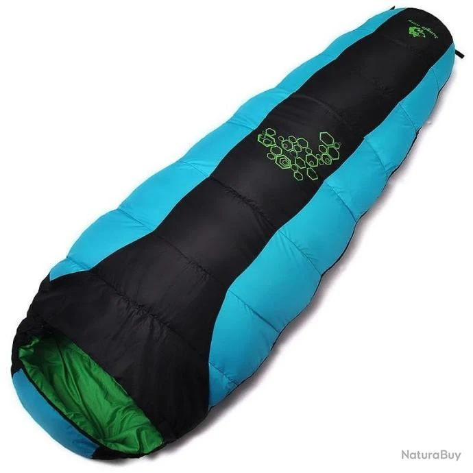Sac De Couchage Duvet 0 Degrés 850g Épais Compact 3 Saison Grand Froid Camping Trekking Bleu Neuf 13 Sac De Couchage Duvet 0 Degrés 850g Épais Compact 3 Saison Grand Froid Camping Trekking Bleu Neuf – Image 11