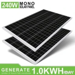 Kit Solaire Complet 240W 12V - Maison, Bateau, Camping-car - Installation Facile - Livraison Rapide -Nitecore Soldes 00020 Kit solaire complet 240W 12V Maison bateau camping car Installation facile Livraison rapide