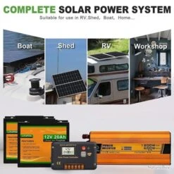 Kit Solaire Complet 240W 12V - Maison, Bateau, Camping-car - Installation Facile - Livraison Rapide -Nitecore Soldes 00023 Kit solaire complet 240W 12V Maison bateau camping car Installation facile Livraison rapide