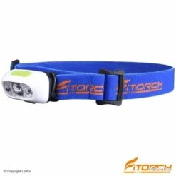 Fitorch HS1R Lampe Frontale Rechargeable - 200 Lumens - Serre Tête Bleu