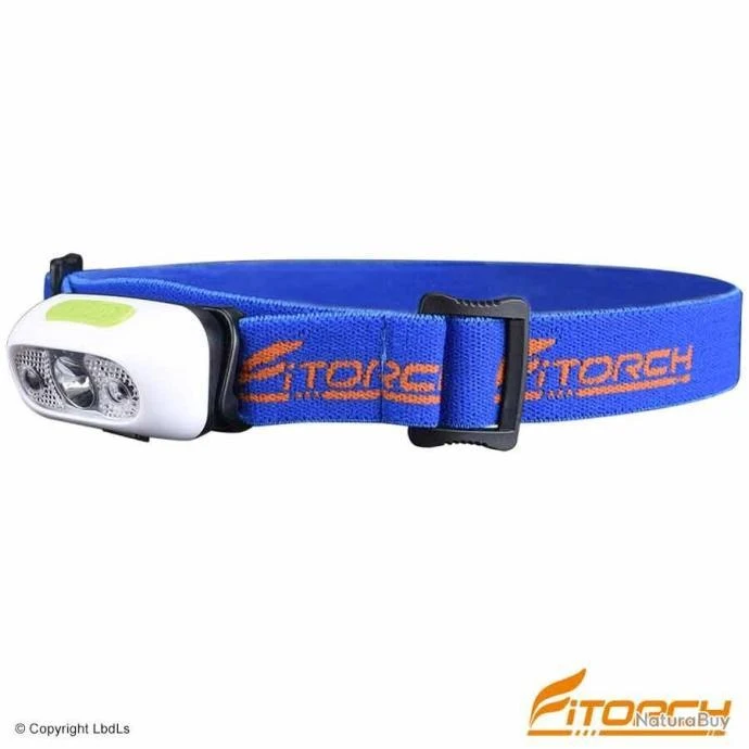Fitorch HS1R Lampe Frontale Rechargeable - 200 Lumens - Serre Tête Bleu 3 Fitorch HS1R Lampe Frontale Rechargeable - 200 Lumens - Serre Tête Bleu